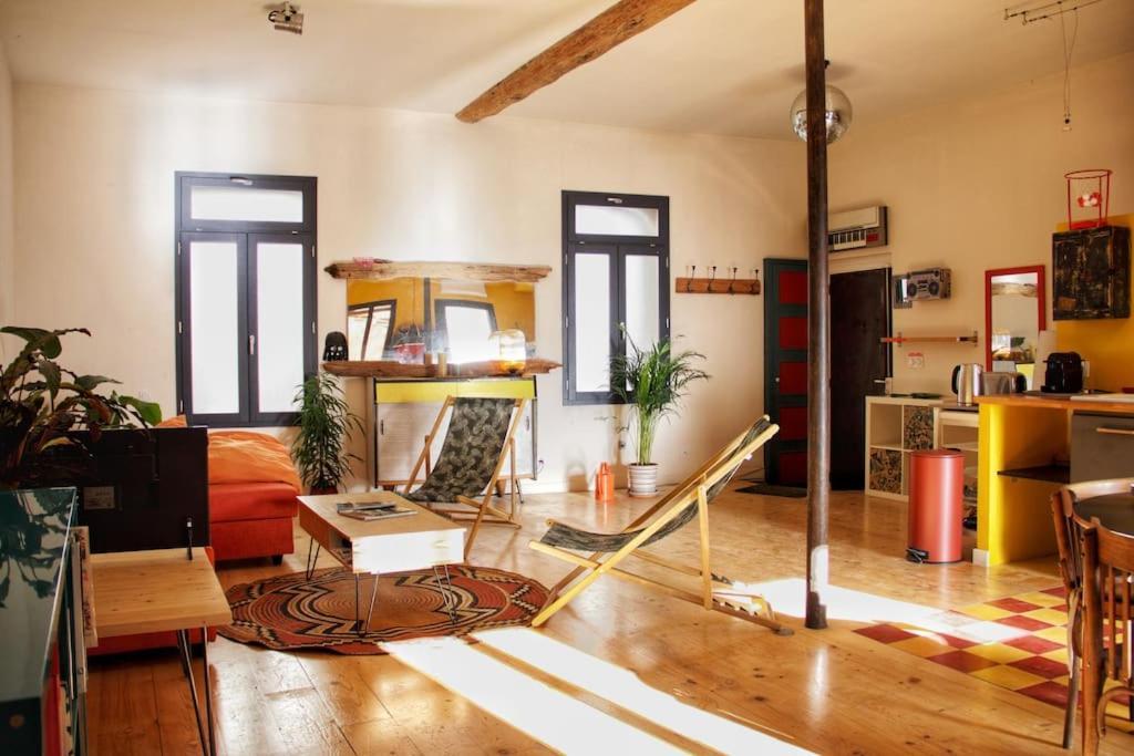 דירות Artistic Loft, Downtown Montpellier, Wifi מראה חיצוני תמונה